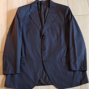 Brioni Navy 3 Button Jacket 44 R